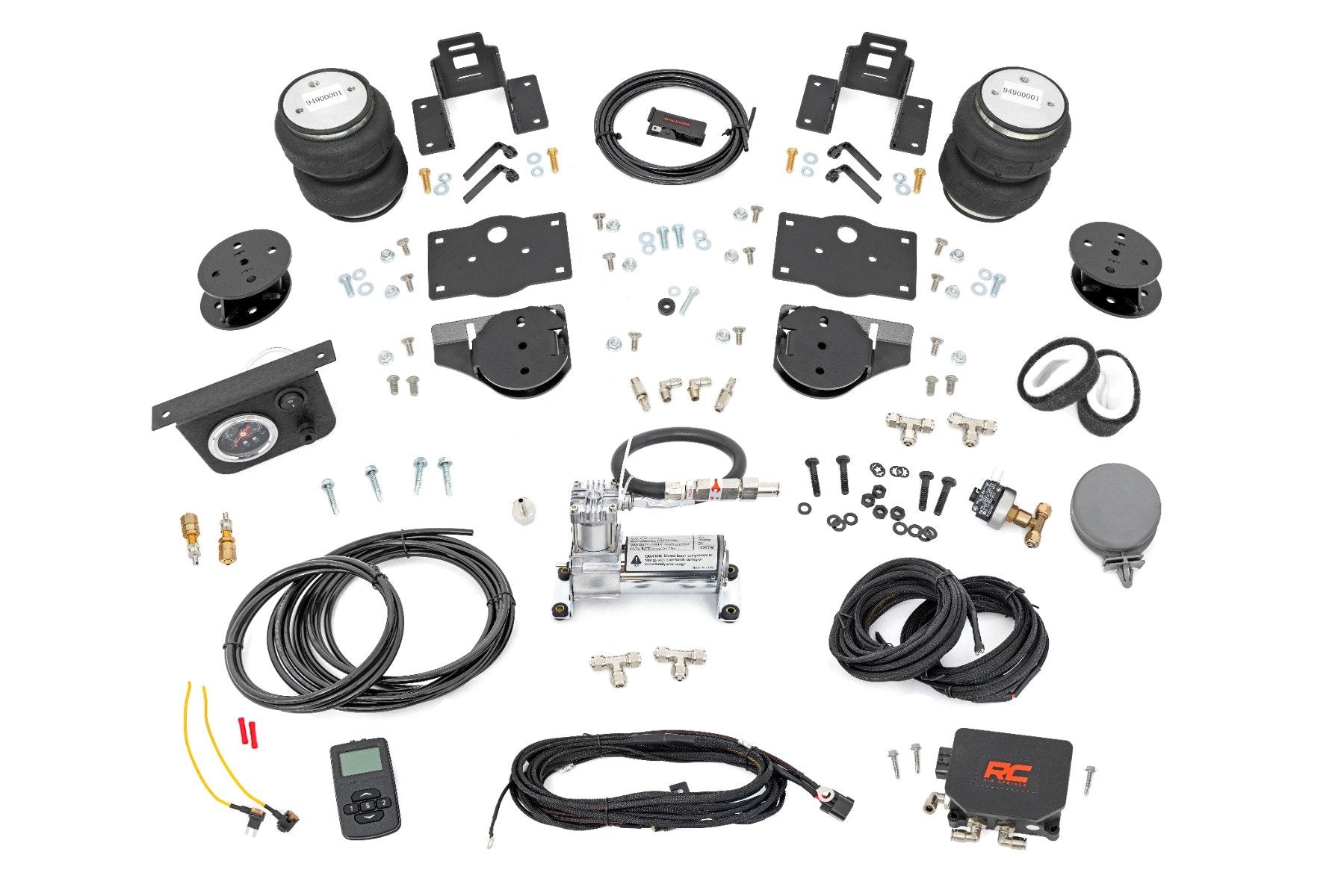 Rough Country Air Spring Kit w/Compressor 4" Lift Kit Ram 1500 4WD 19-23 100354WC