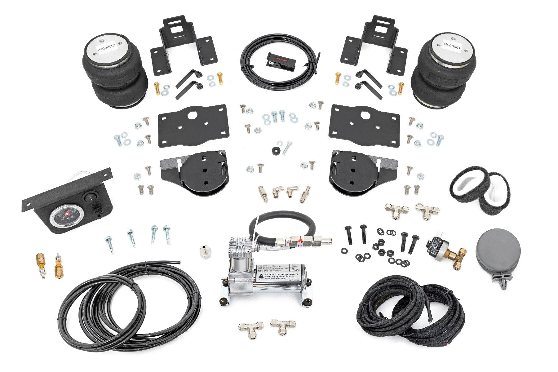 Rough Country Air Spring Kit w/Compressor Ram 1500 4WD 19-23 10035C