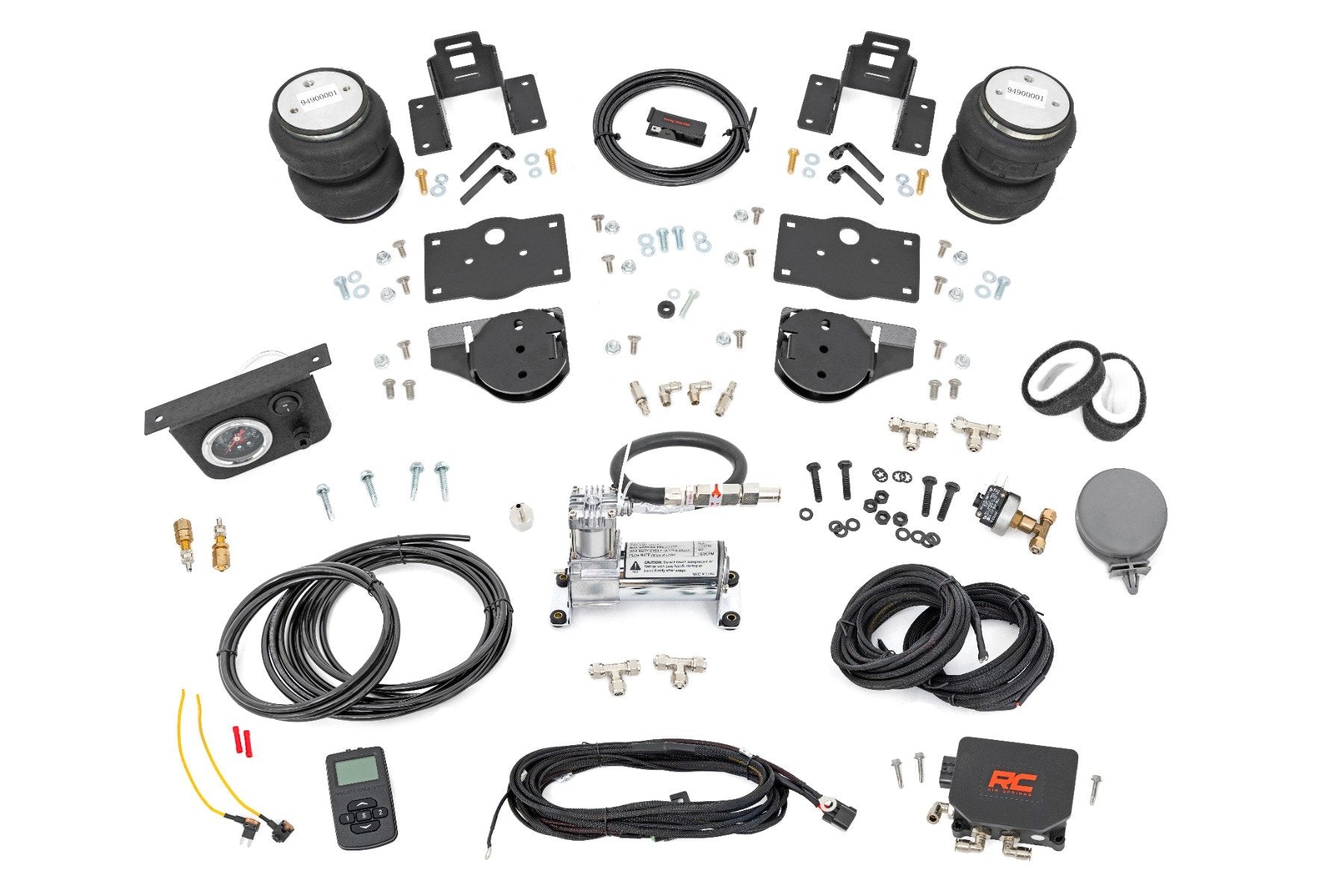 Rough Country Air Spring Kit w/Compressor Ram 1500 4WD 19-23 10035WC