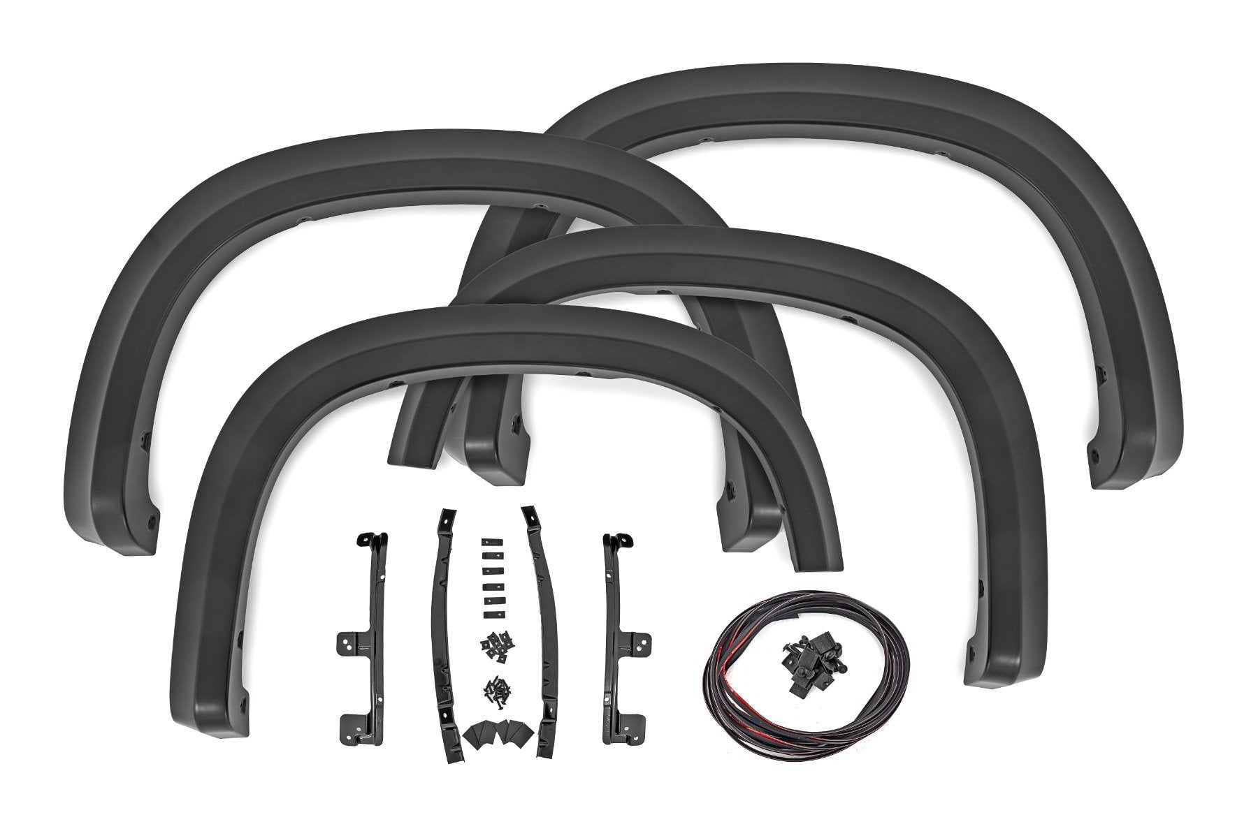 Rough Country Sport Fender Flares G7C Red Hot Chevy Silverado 1500 19-25 S-C12210-G7C