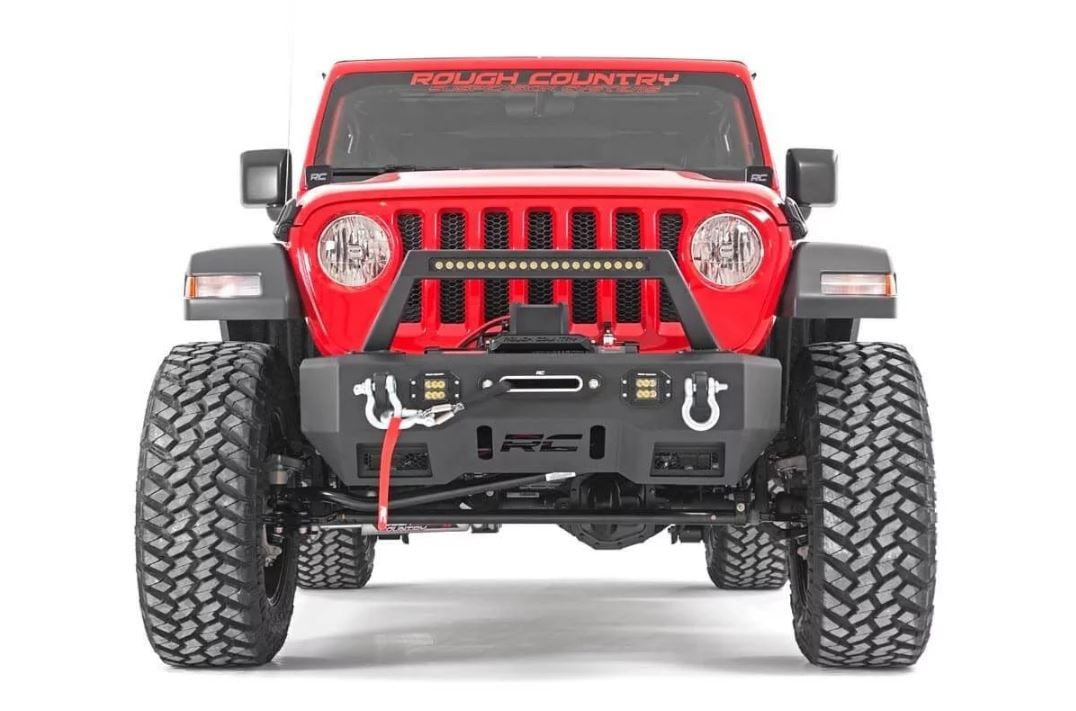 Rough Country for Jeep Wrangler JLU 3.5" Suspension Lift Driveshaft Bundle 18-21 -2