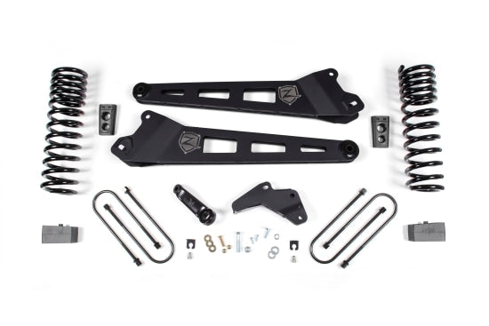 Zone Offroad for Dodge Ram 3500 4.5" Radius Arm Suspension System Lift Kit 13-18