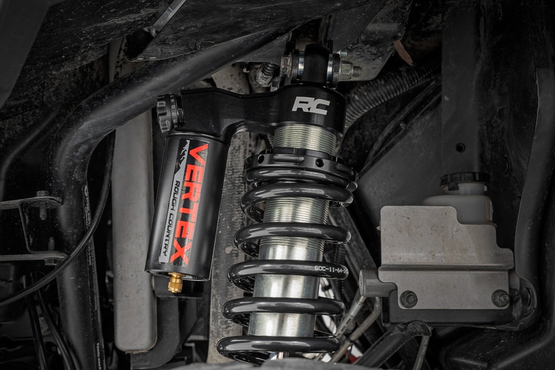 Rough Country Vertex Front Coil Over Shock Pair 0-2" For Polaris Ranger 09-21 789001