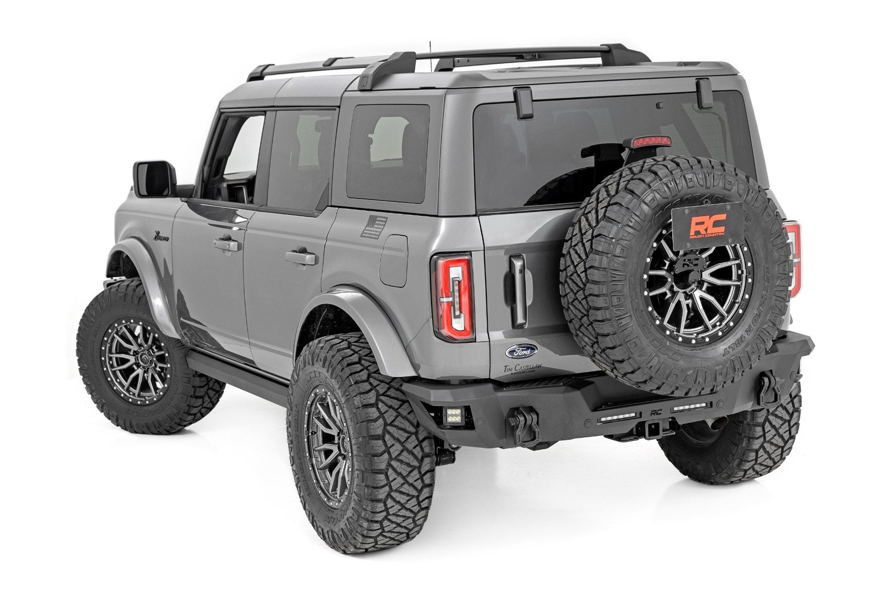 Rough Country Rear Bumper Black Series LED Spot Ford Bronco 2021-2022 51092