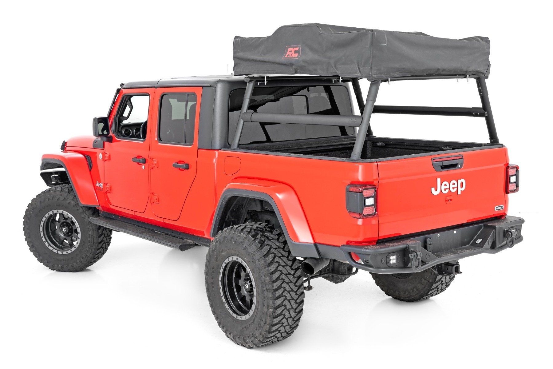 Rough Country Overlanding Aluminum Bed Rack Jeep Gladiator 20-23 10620