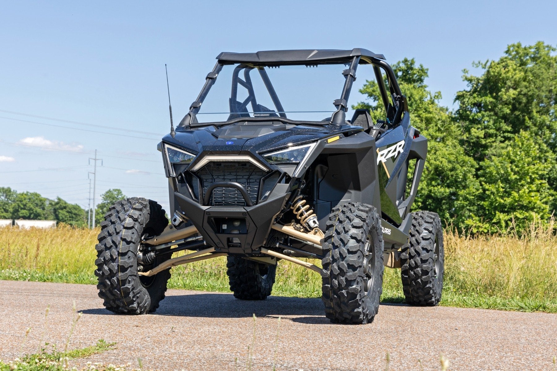 Rough Country Polaris Scratch Resistant Full Windshield 2020-2021 RZR Pro XP 98102010
