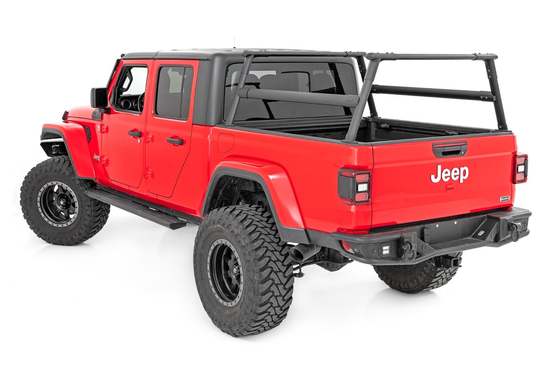 Rough Country Overlanding Aluminum Bed Rack Jeep Gladiator 20-23 10620