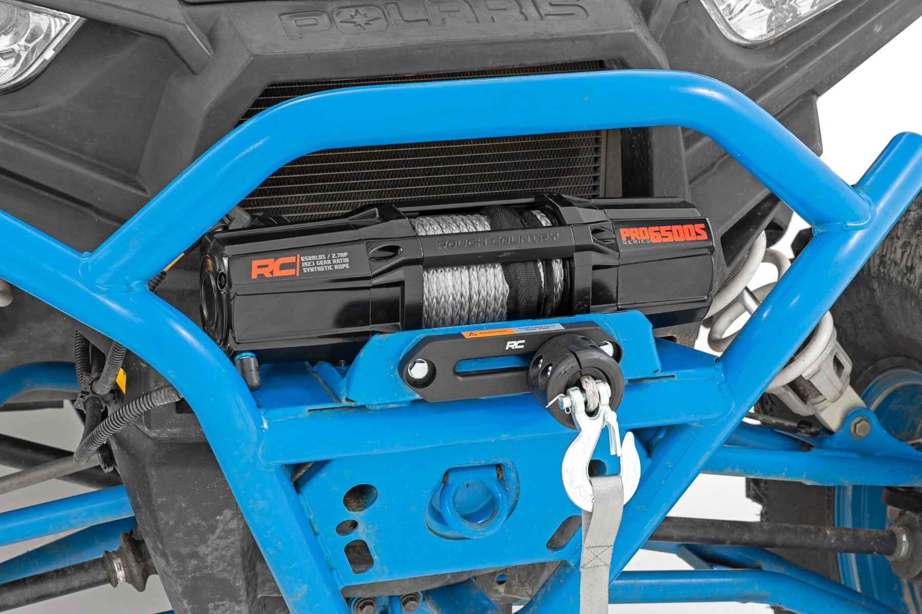 Rough Country 6500-LB Winch UTV Synthetic Rope RS6500SA