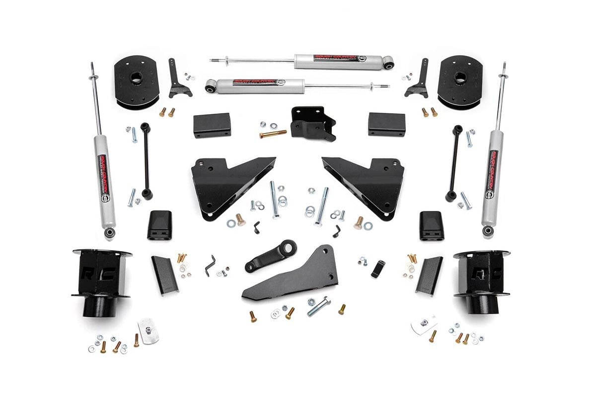 Rough Country 5in Lift Kit Coil Spacers Radius Drops 14-18 for RAM 2500 4wd 35720