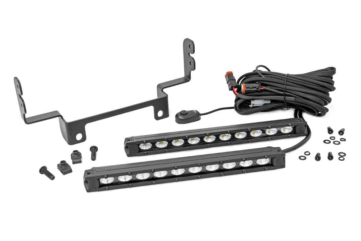 Rough Country fits Honda Dual 10-inch Slimline LED Bumper Kit 16-20 Pioneer 1000 92004