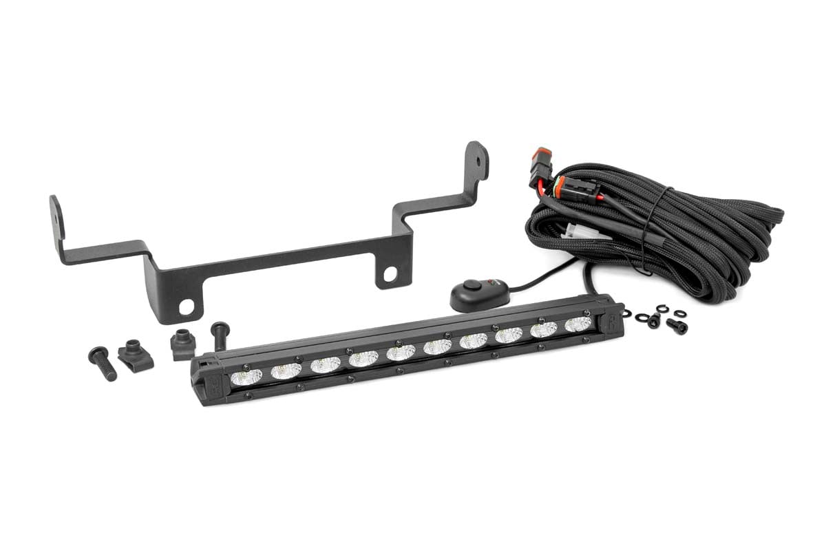 Single 10-inch Slimline LED Bumper Kit 16-22 Pioneer 1000 92001