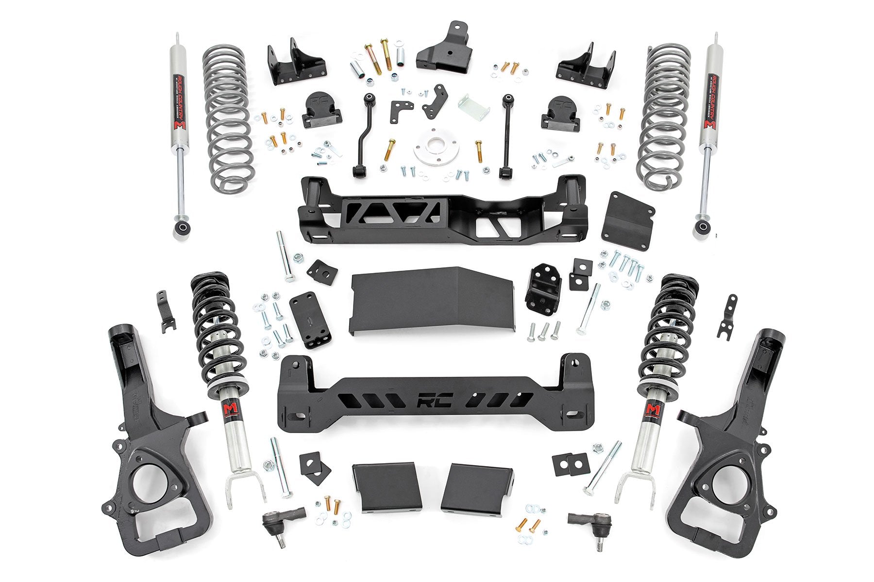 Rough Country 6 In Lift Kit M1/M1 Dual Rate Coils for Ram 1500 4wd 19-24 33440