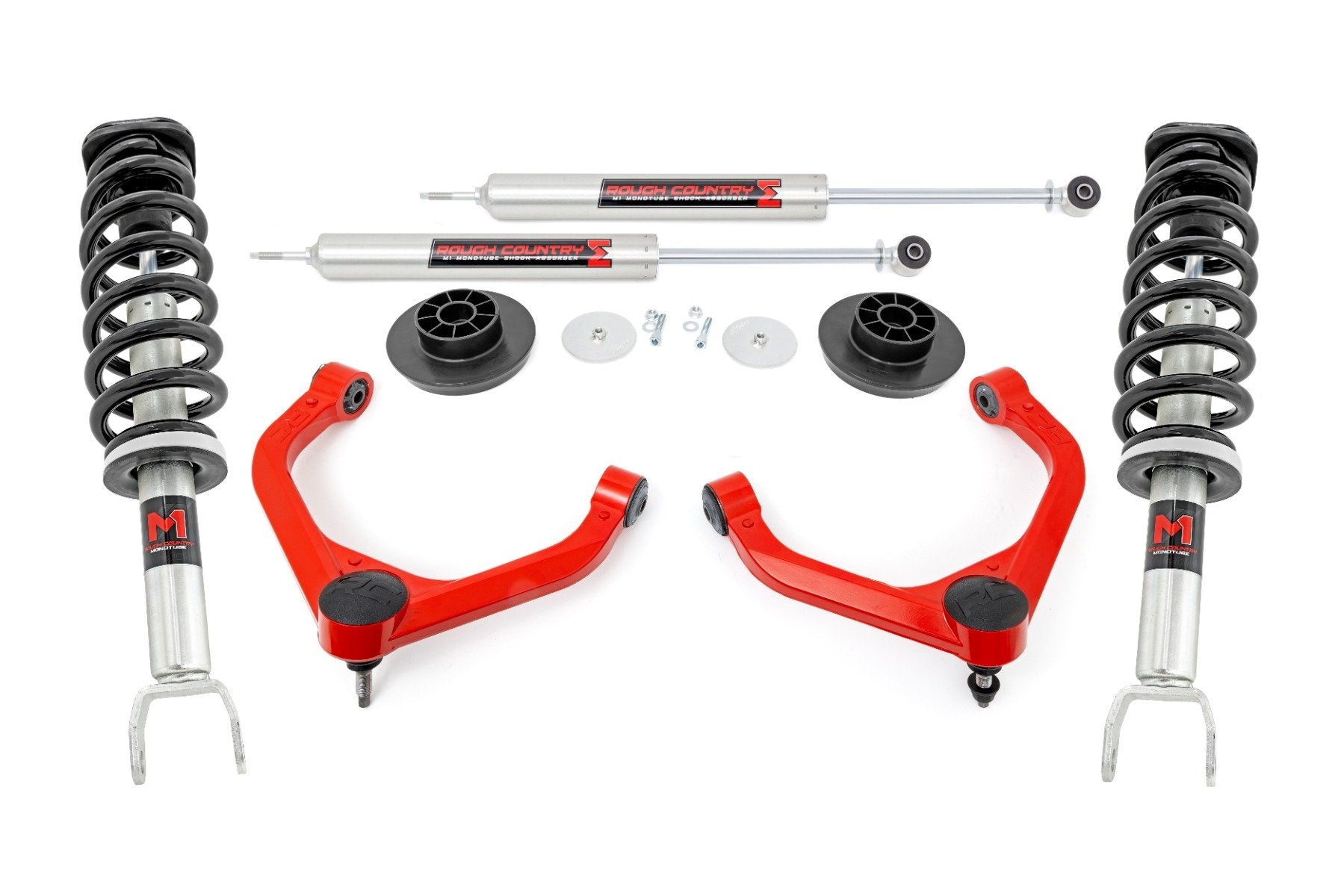 Rough Country 3.5" Lift Kit M1 Struts/M1 for Ram 1500 2019-2025 31440RED