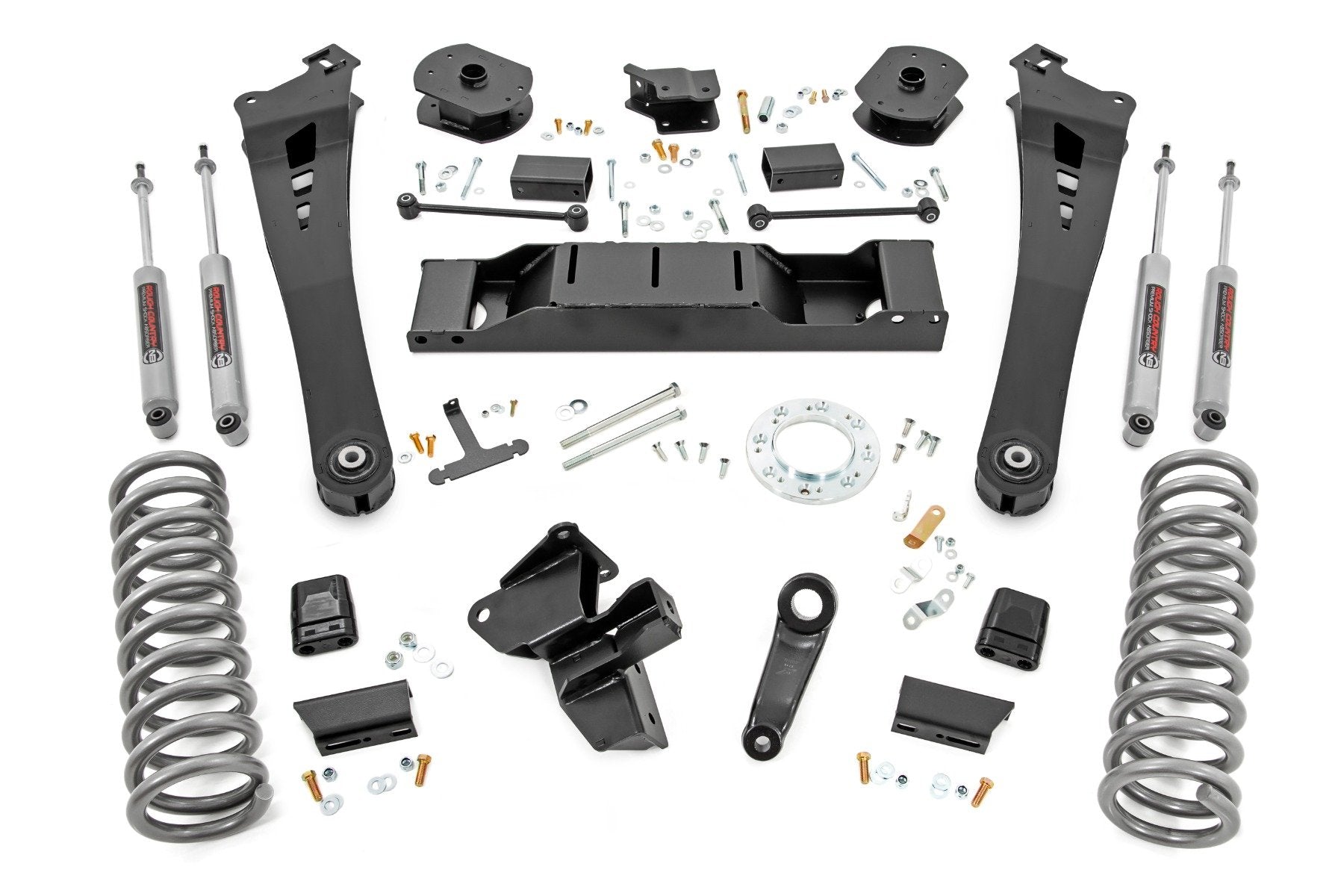 Rough Country 5" Suspension Lift Kit Radius Arm 19-25 for Ram 2500 Diesel 4wd 37930