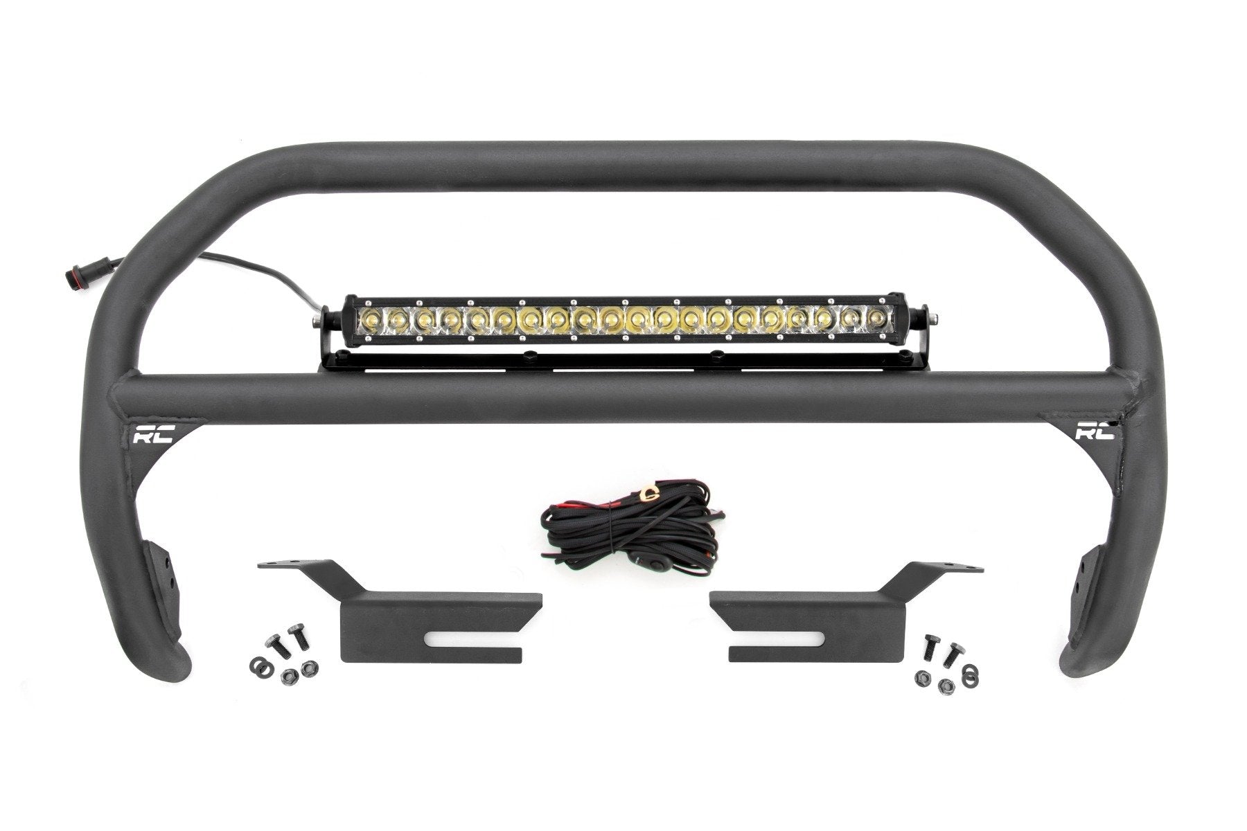 Rough Country Nudge Bar 20 IN Chrome Single Row LED Ford Bronco 4WD 2021 51048