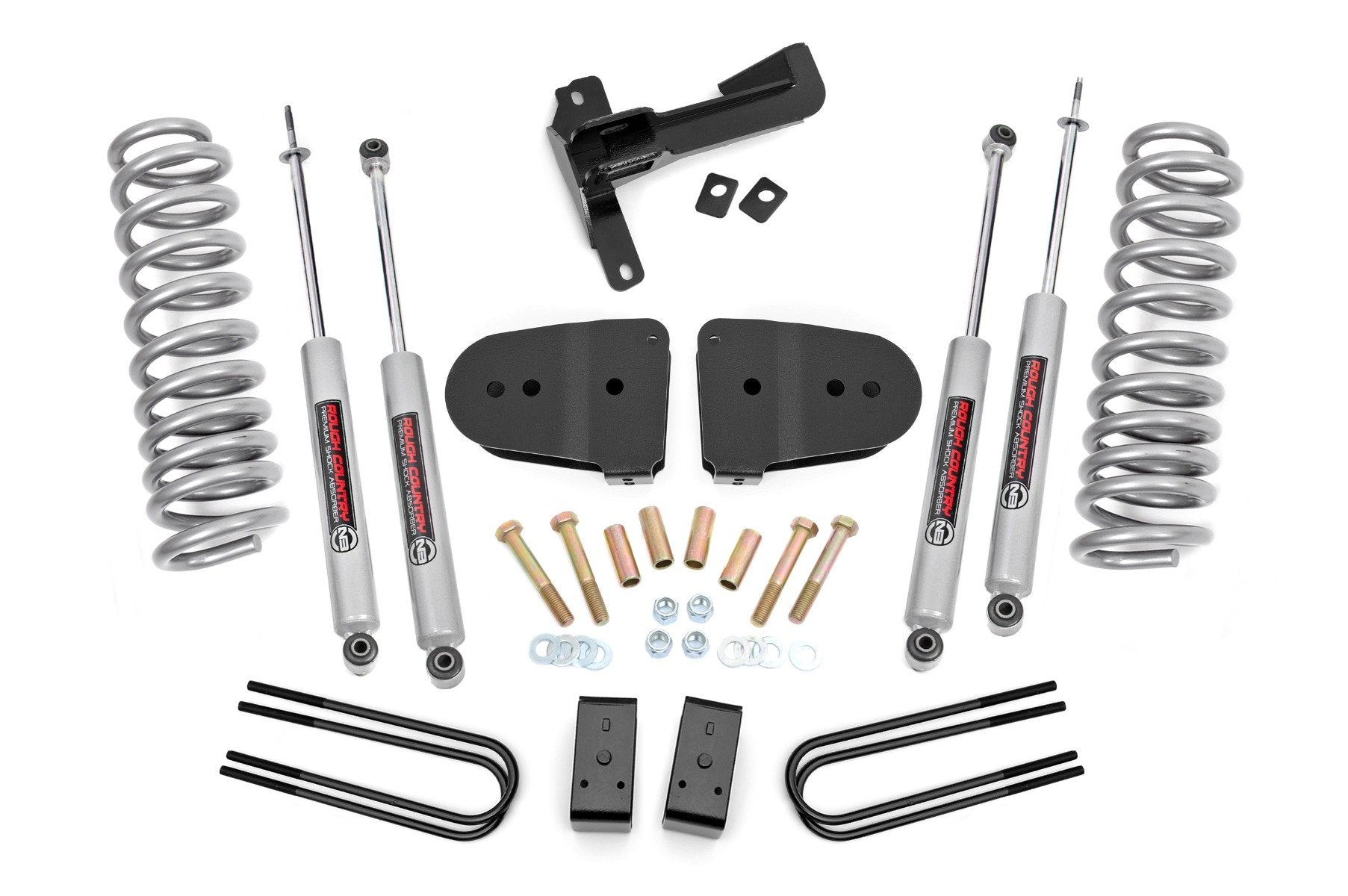 Rough Country 3" Lift Kit N3 Front Diesel Coils for Ford F-250 23-25 Super Duty 43630