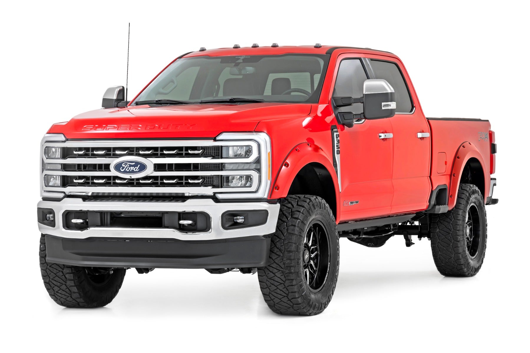 Rough Country Pocket Fender Flares Z1 Oxford White for Ford F-250/F-350 23-26 F-F20231-Z1