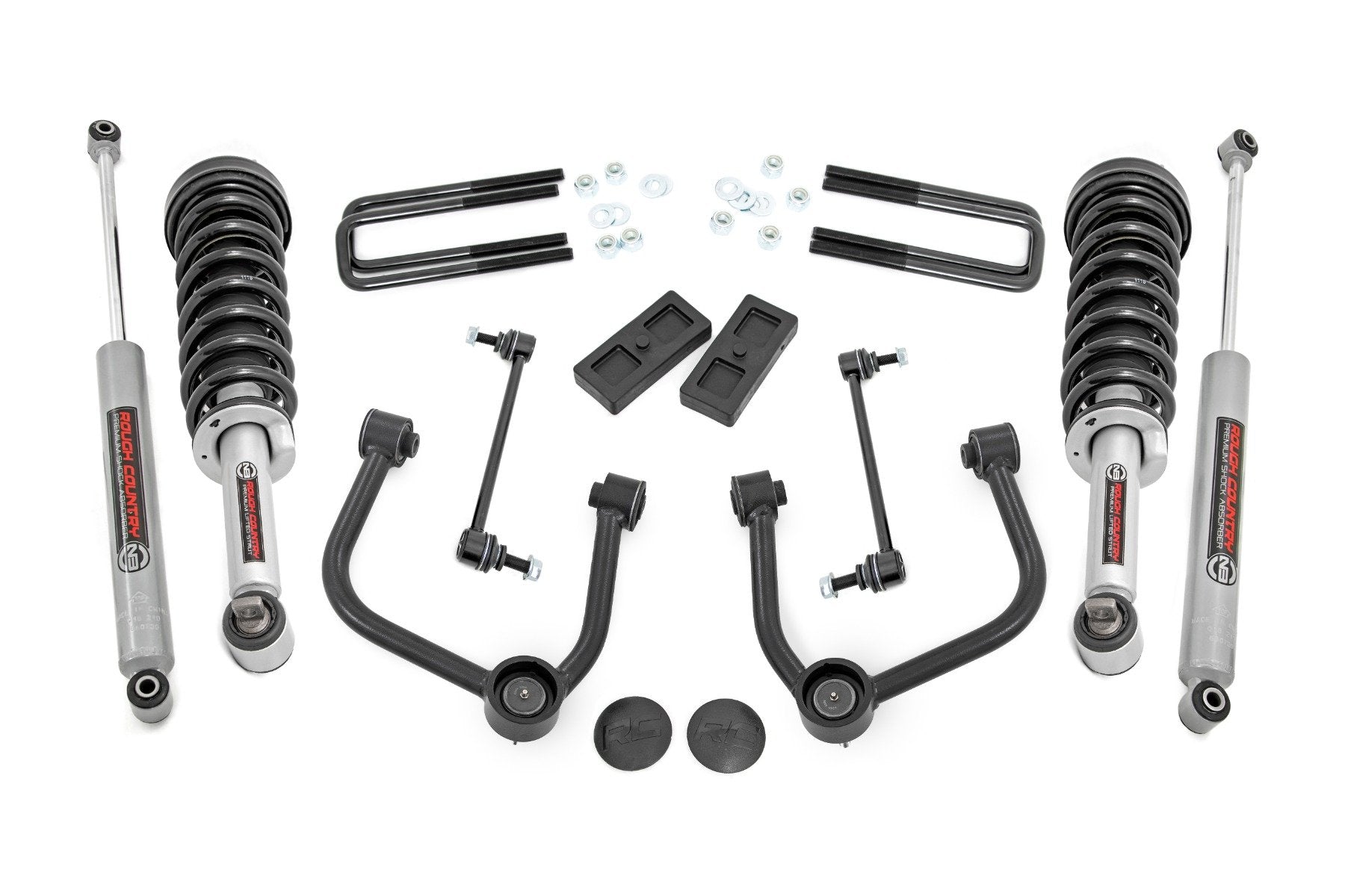 Rough Country 3" Lift Kit | N3 Struts | for Ford Ranger 4WD (2024-2025) 51148
