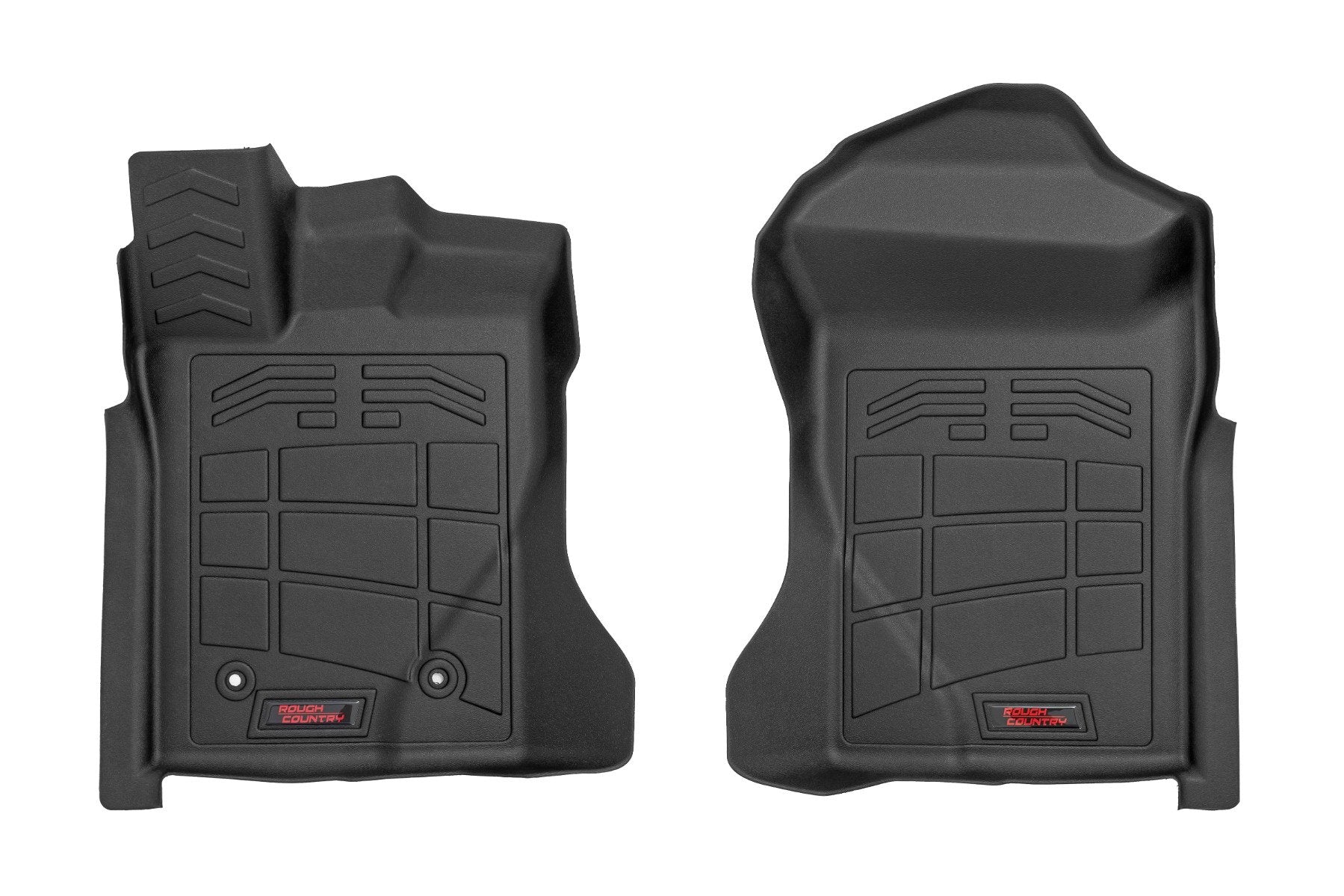 Rough Country Sure-Fit Floor Mats Front Crew for Ford Ranger 24-25 SM51002