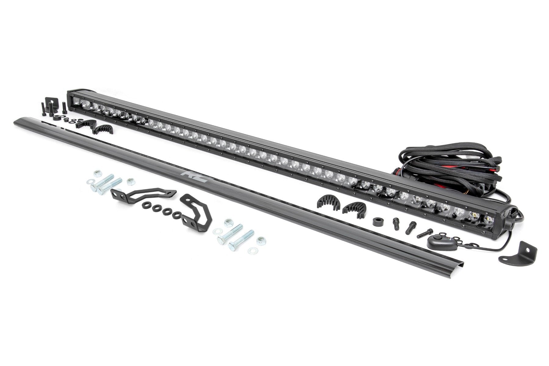 Rough Country LED Light Kit Rear Mount | 40" Black Single Row | Polaris RZR 1000XP4 2024 93183