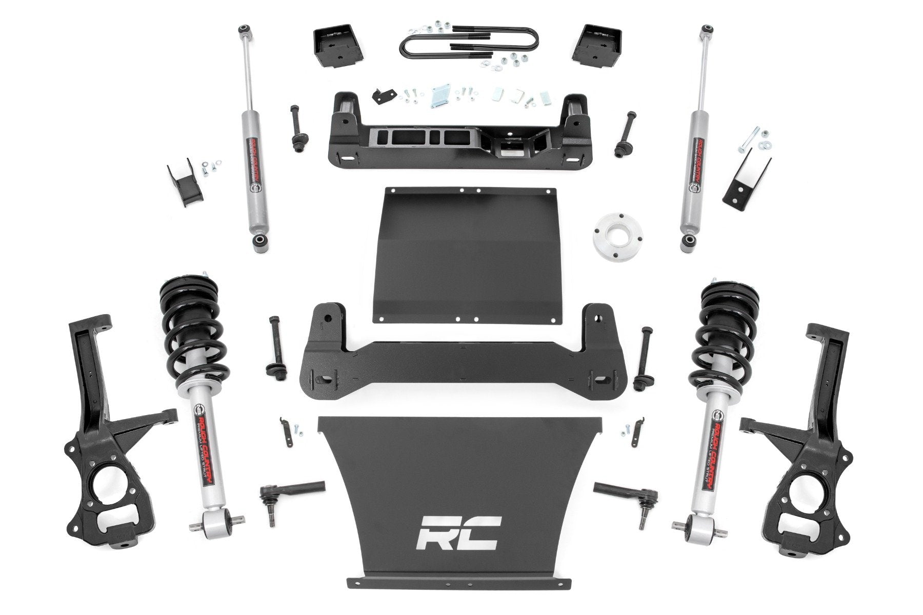 Rough Country 6" Lift Kit | Mono Leaf Rear | N3 Struts | Chevy Silverado 1500 (25-26)