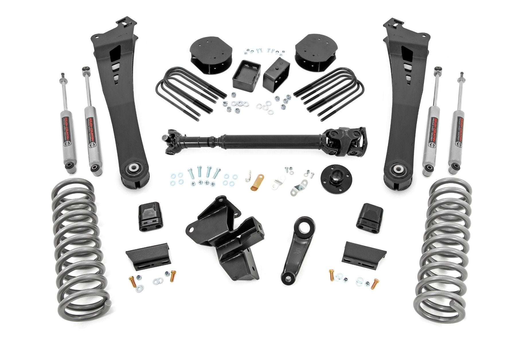 Rough Country 5" Lift Kit | Fr D/S | 10 Bolt T-Case | for Ram 3500 4WD 2025-2026 35230