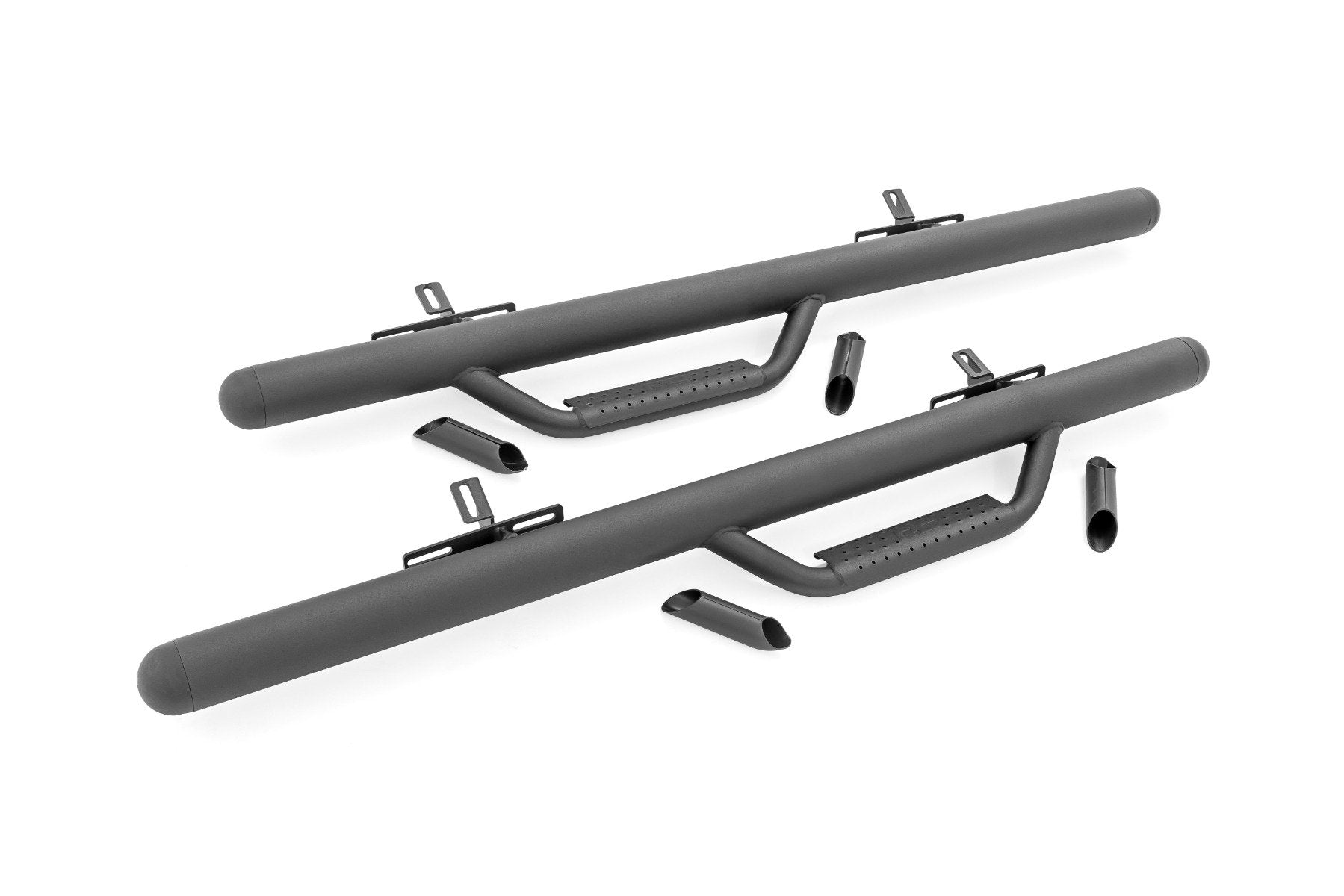 Rough Country Nerf Steps | Wheel to Wheel | 2 Door | for Ford Bronco (2 Door) 4WD (2021-2025) RCF21582DB