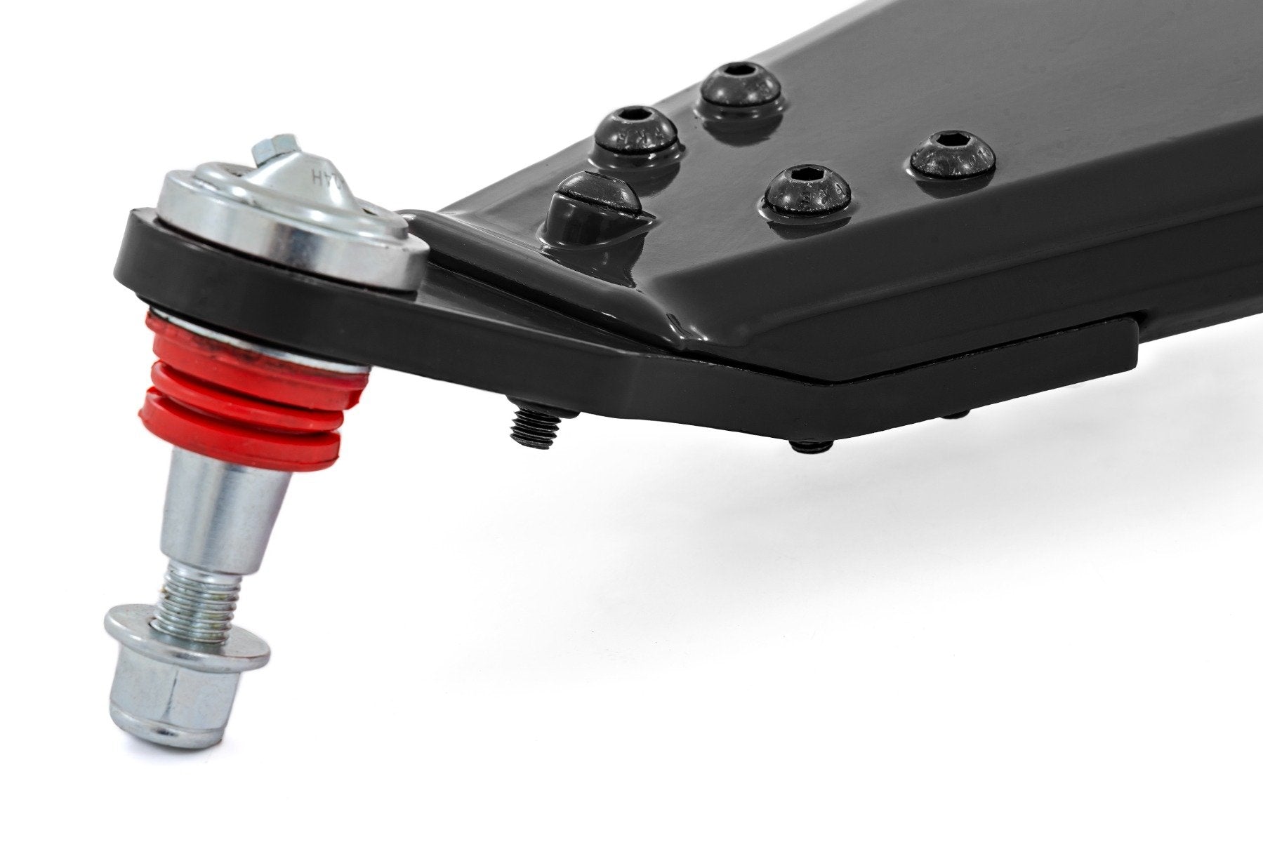 Rough Country Black Aluminum Control Arms | 2" Forward Offset | Polaris Ranger XP 1000 93174BLK