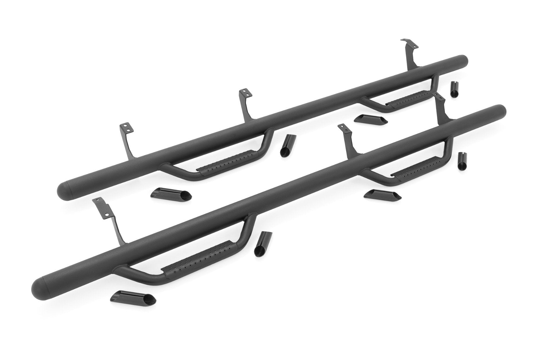 Rough Country Nerf Steps | Cab Length | Crew Max | for Toyota Tundra 2WD/4WD (2022-2025) 72002B