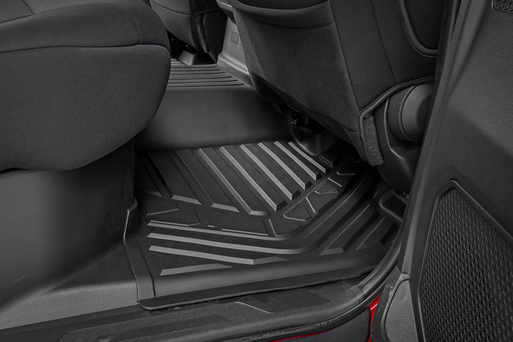 Rough Country Flex-Fit Floor Mats FR & RR CrewMax for Toyota Tundra 22-25 FF-71780