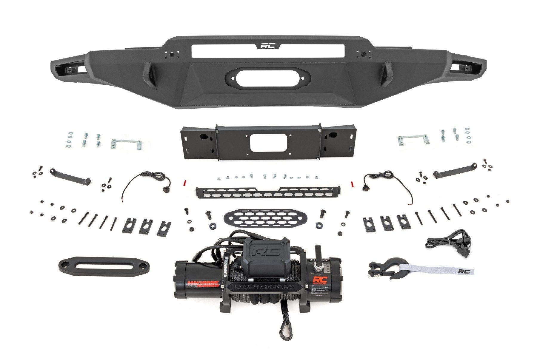Rough Country Hybrid Front Bumper 12000S Toyota Tundra 22-24 72006