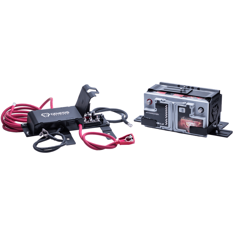 Genesis Offroad GEN3 Dual Battery Kit for 2020+ Diesel & 392 Jeep Wrangler