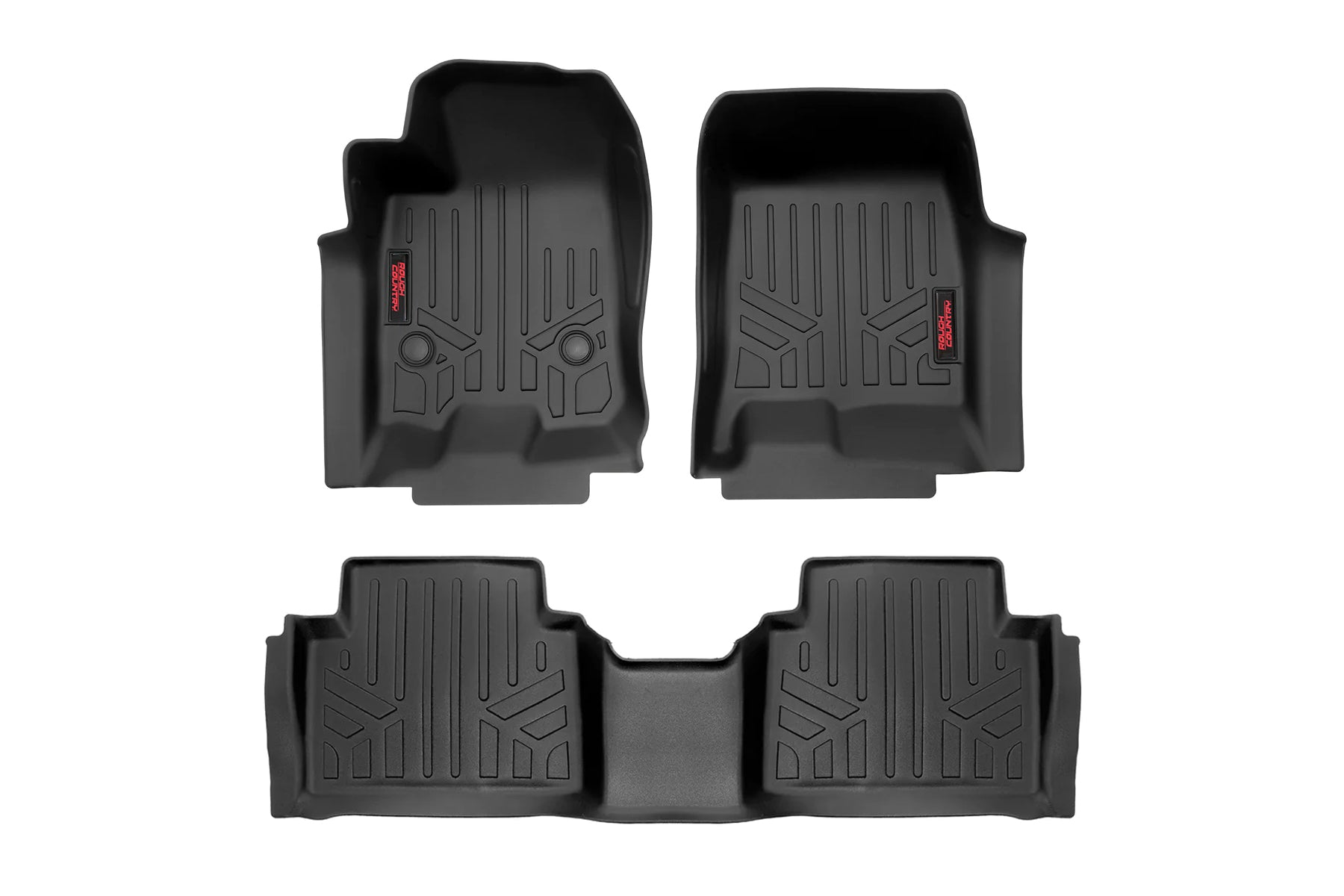 Rough Country Floor Mats FR & RR Crew Chevy/GMC Canyon/Colorado 23-25 M-21313