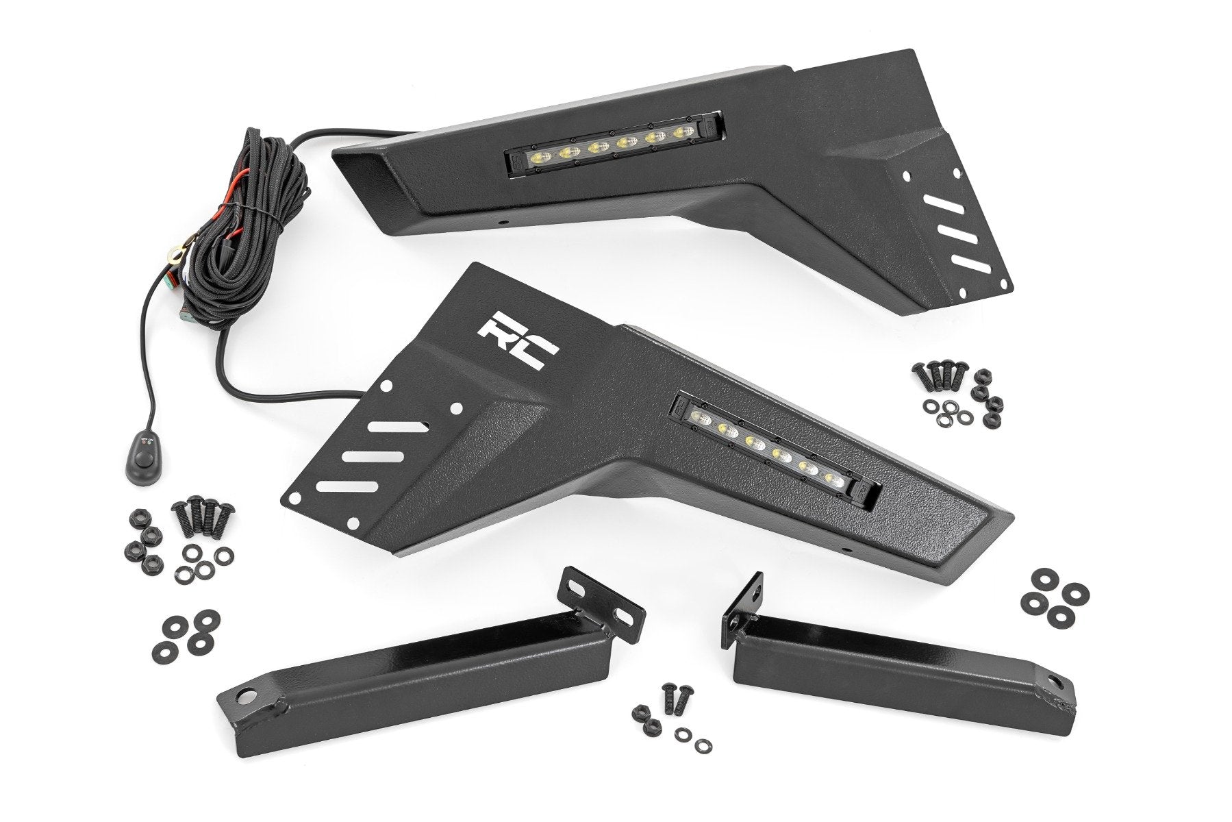 Rough Country Bumper Wings 6" Led Combo Honda Pioneer 1000-6 92088