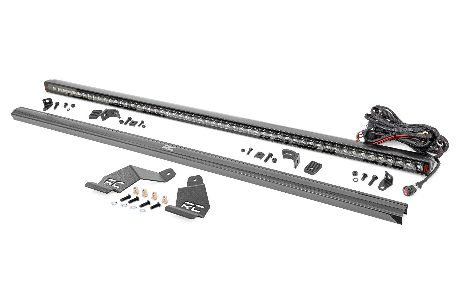 Rough Country LED Light Mount | 50" Spectrum Series Single Row | CFMOTO UFORCE U10 Pro