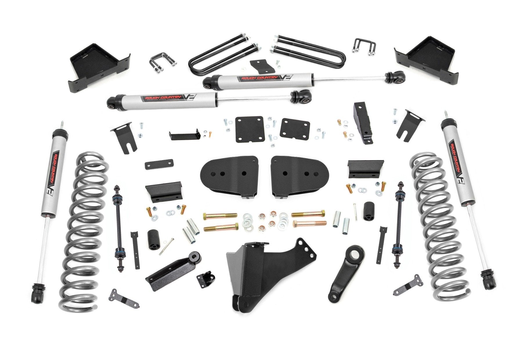Rough Country 4.5" Lift Kit V2 Diesel for Ford F250/F350 Super Duty 4WD 23-25 400157