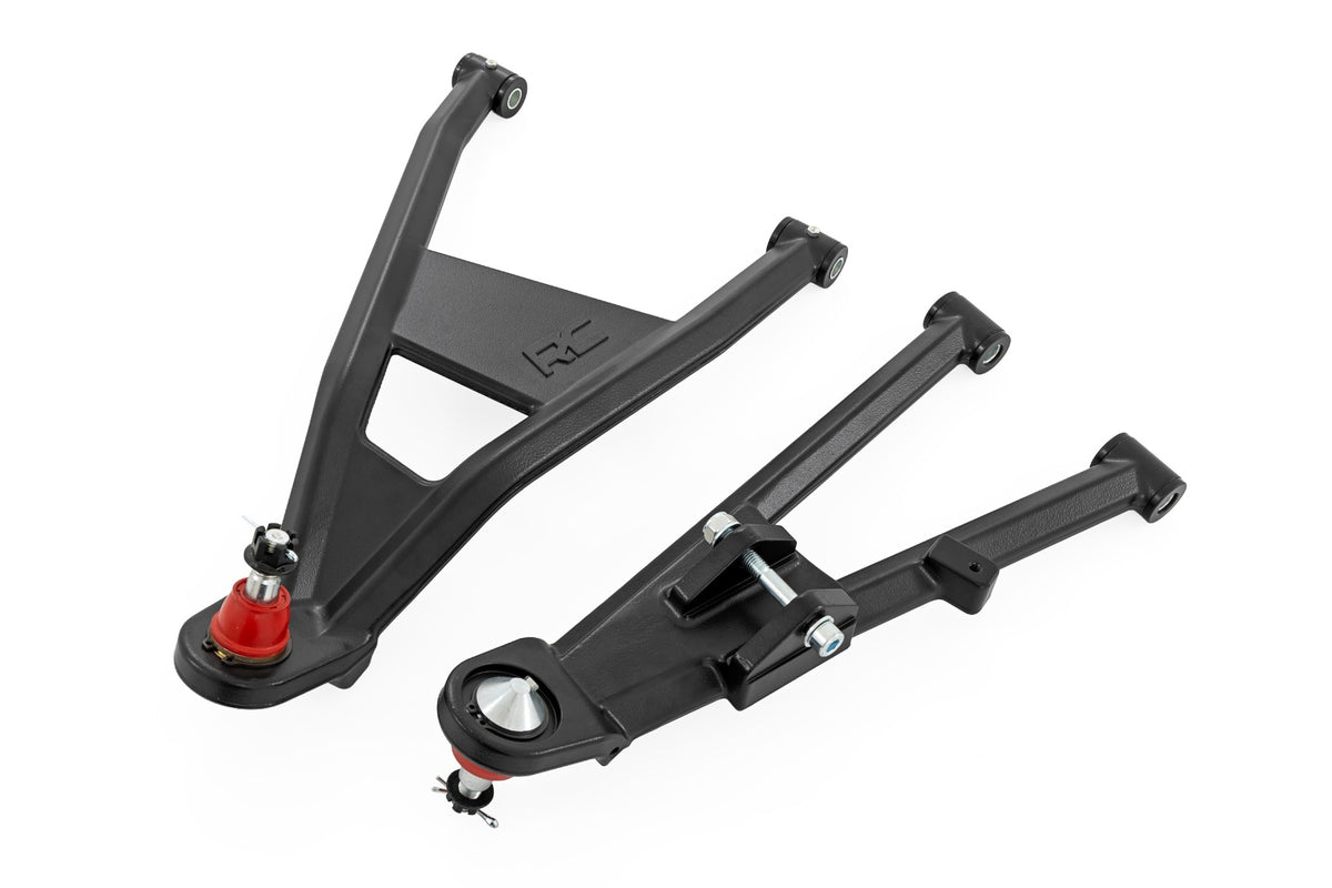 Rough Country High Clearance Control Arms w/ 2" Offset for Honda Pioneer 1000-6 92093BLK