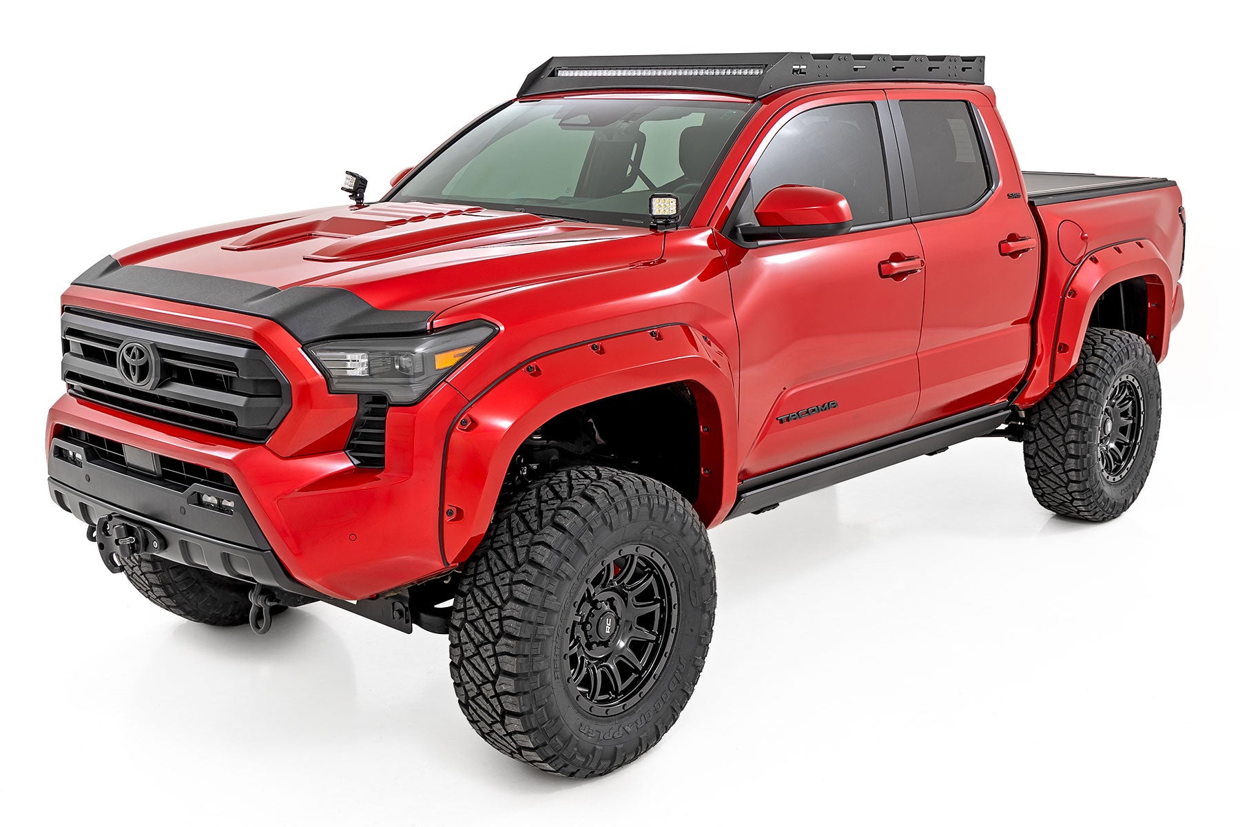 Rough Country Hood Protector | Gloss Black | for Toyota Tacoma 2024-2026 HP80011-RCGB