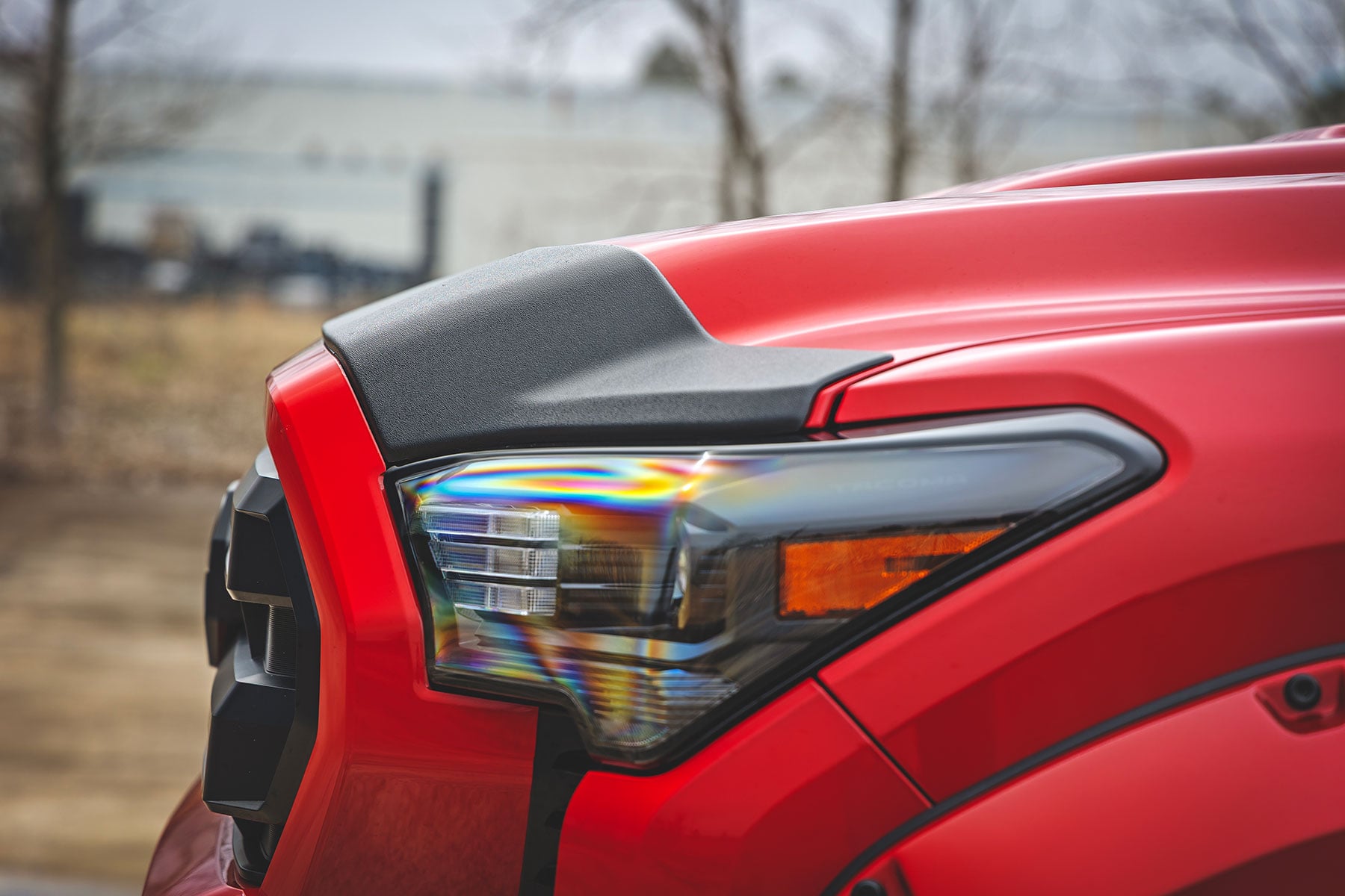 Rough Country Hood Protector | Gloss Black | for Toyota Tacoma 2024-2026 HP80011-RCGB