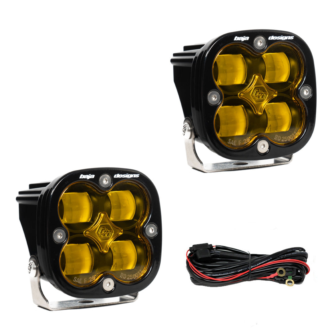 Squadron SAE LED Light Pod Pair (SAE Fog, Amber) -1