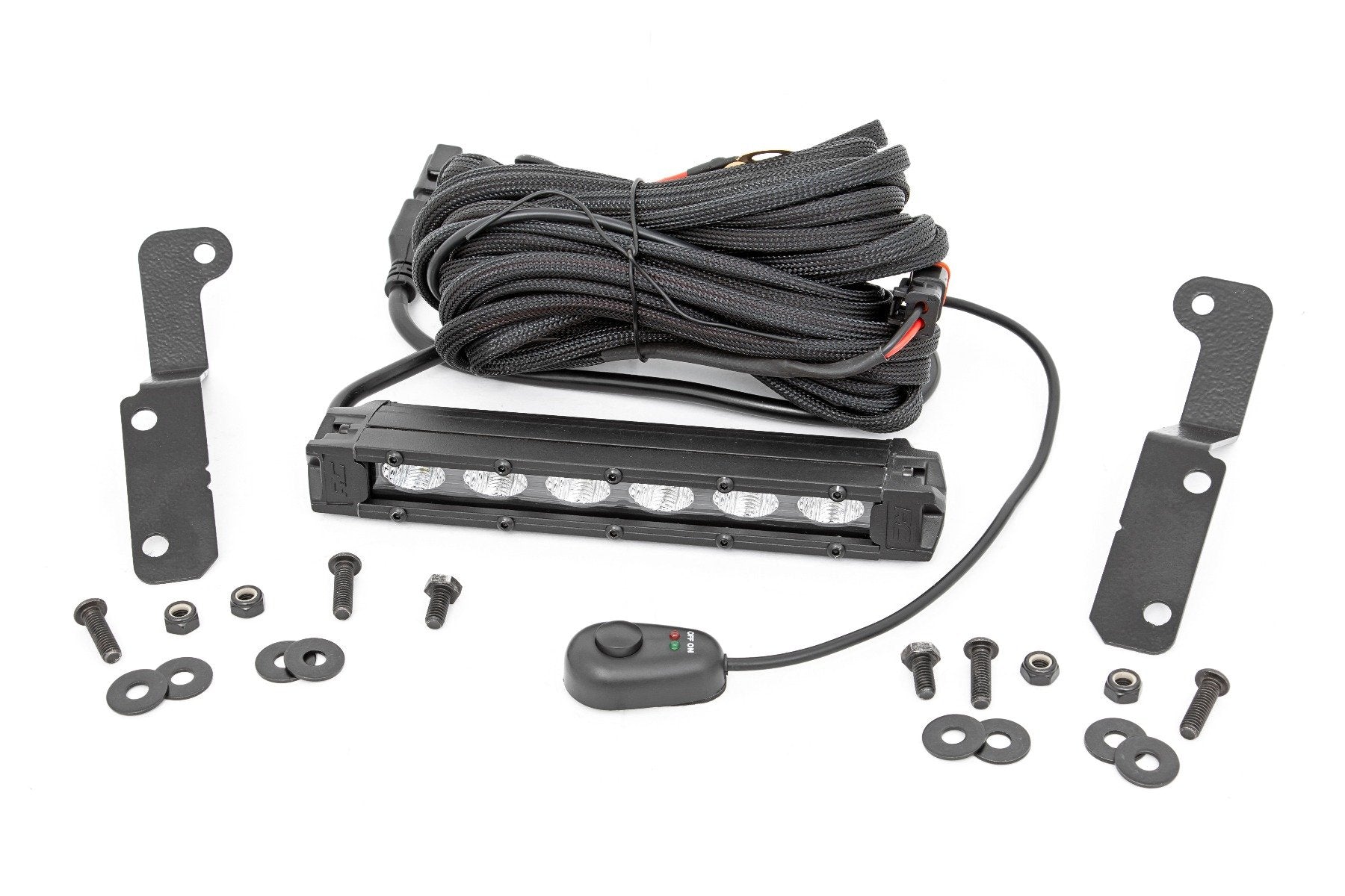 Rough Country Can-Am 6-inch Slimline LED Cowel Kit (17-21 Maverick X3) 97020