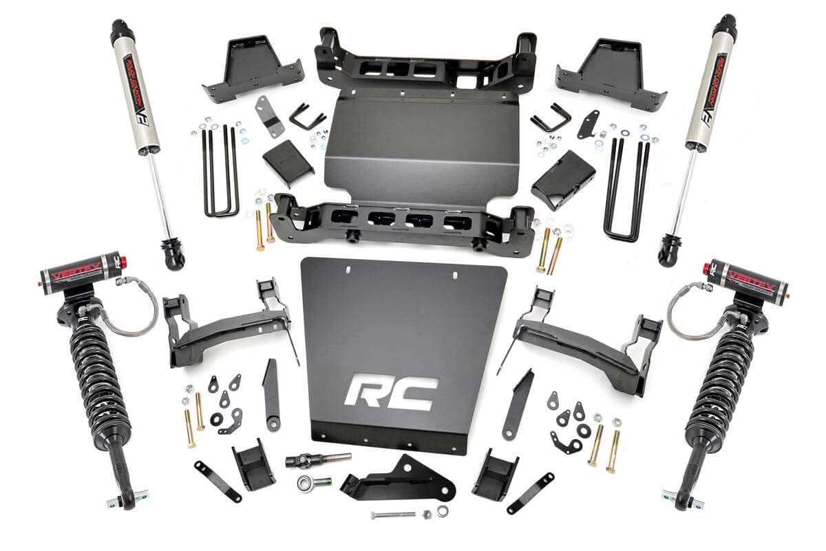 Rough Country 7in GM Lift Bracket Kit w/Vertex & V2 14-18 1500 PU 4wd 29857