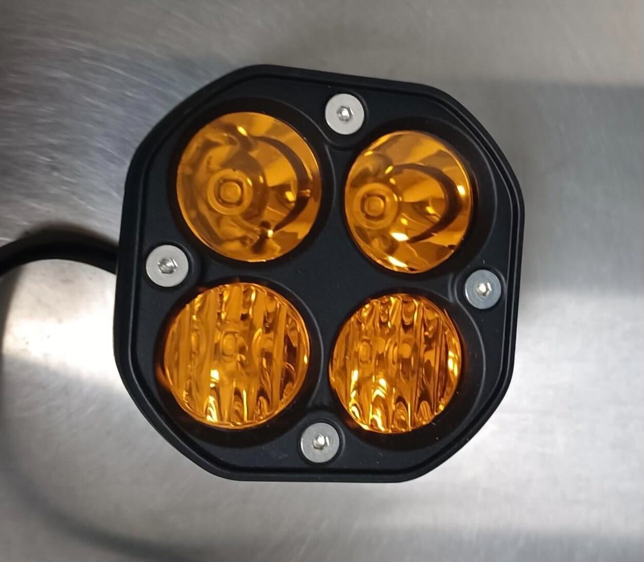 Code 4 LED PK40 Pod Light - True Amber -1