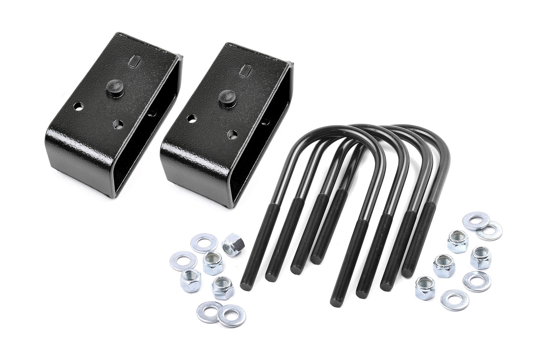 Rough Country 2 IN Block & U-Bolt Kit for Ford Super Duty 2WD/4wd 2005-2010 6557