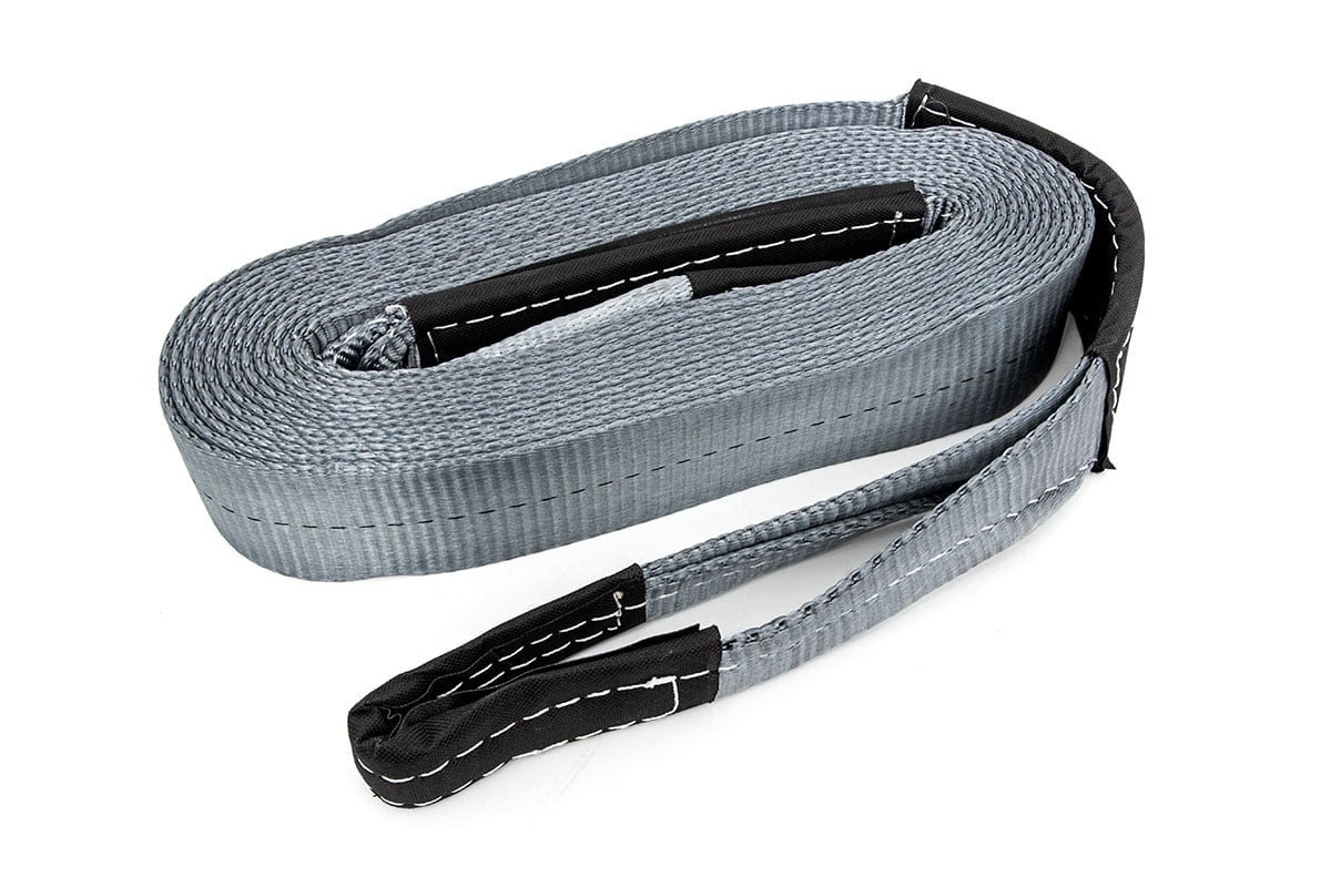 Rough Country Recovery Strap Rated up to 16,000lbs 30ft long x 2.5in wide RS120