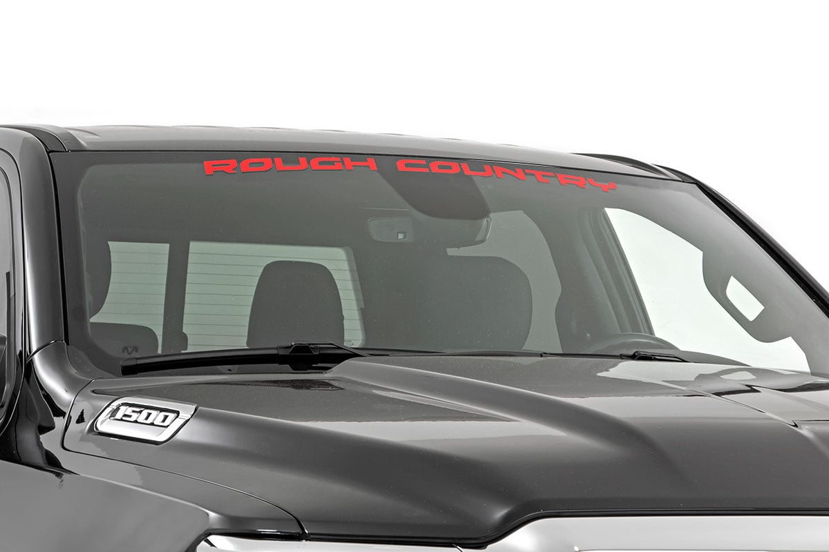 Rough Country Decal | 3.6 Inch x 35 Inch | Red 84166RD