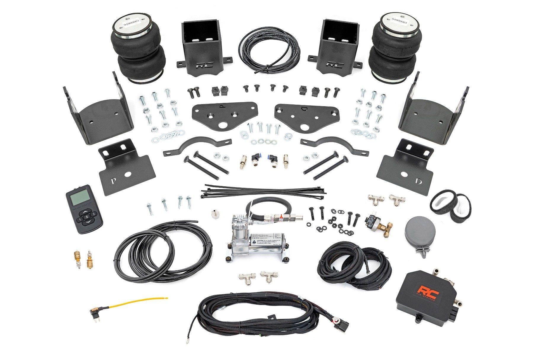 Rough Country Air Spring Kit w/Comp Wireless Controller Ford F250/F350 17-22 10021WC
