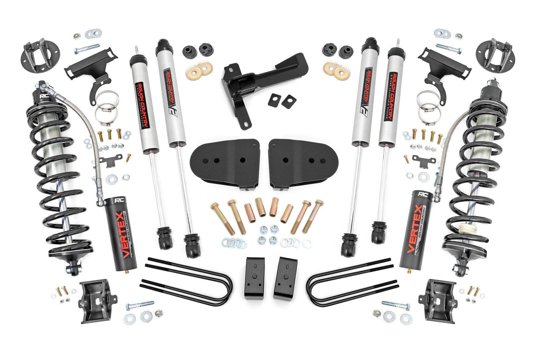 Rough Country 3" Lift Diesel Coilover Conversion for Ford F250 Super Duty 23-25 43657