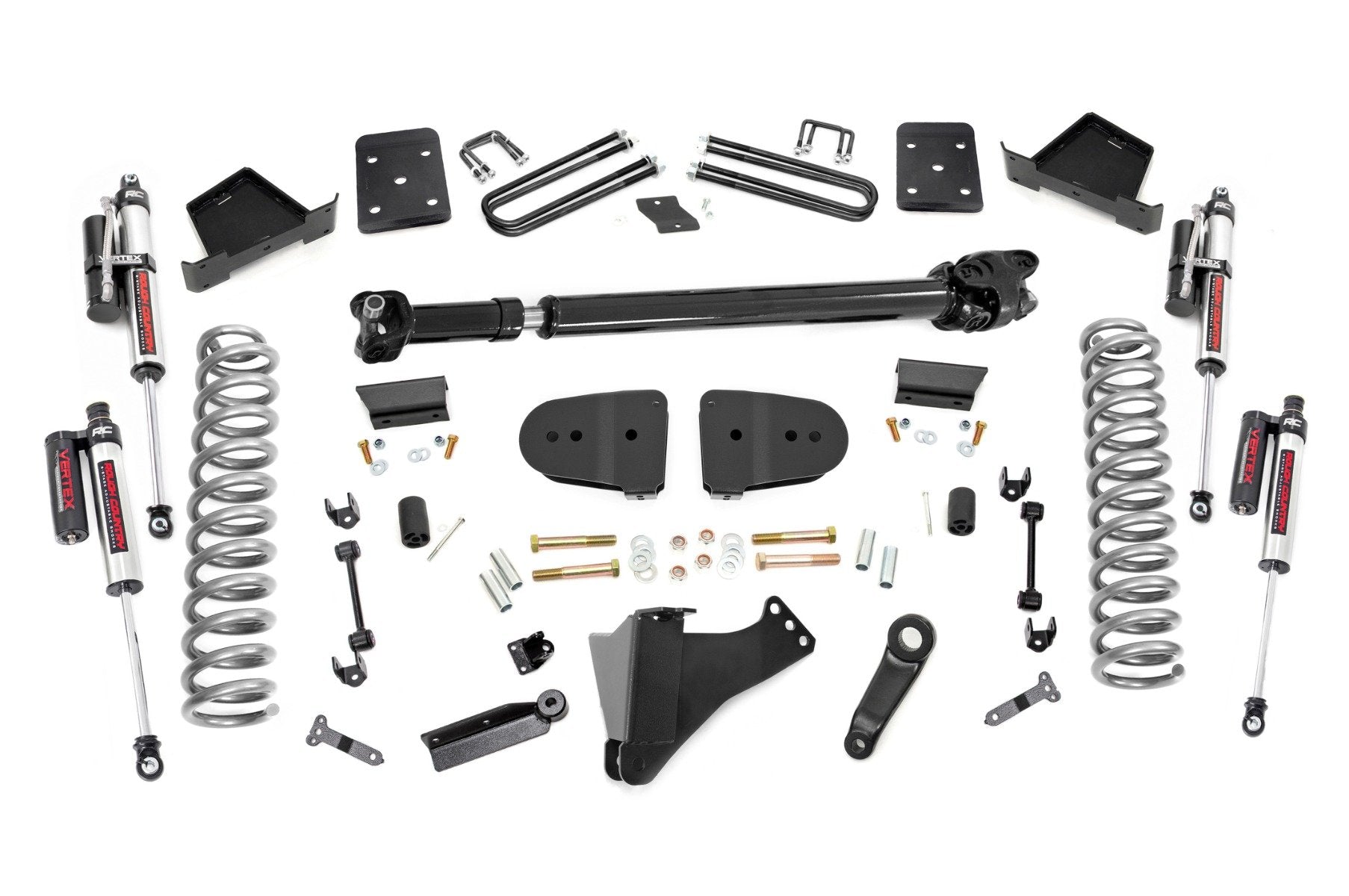 Rough Country 6" Lift Kit OVLDS D/S Vertex for Ford F250/F350 23-25 Super Duty 44151