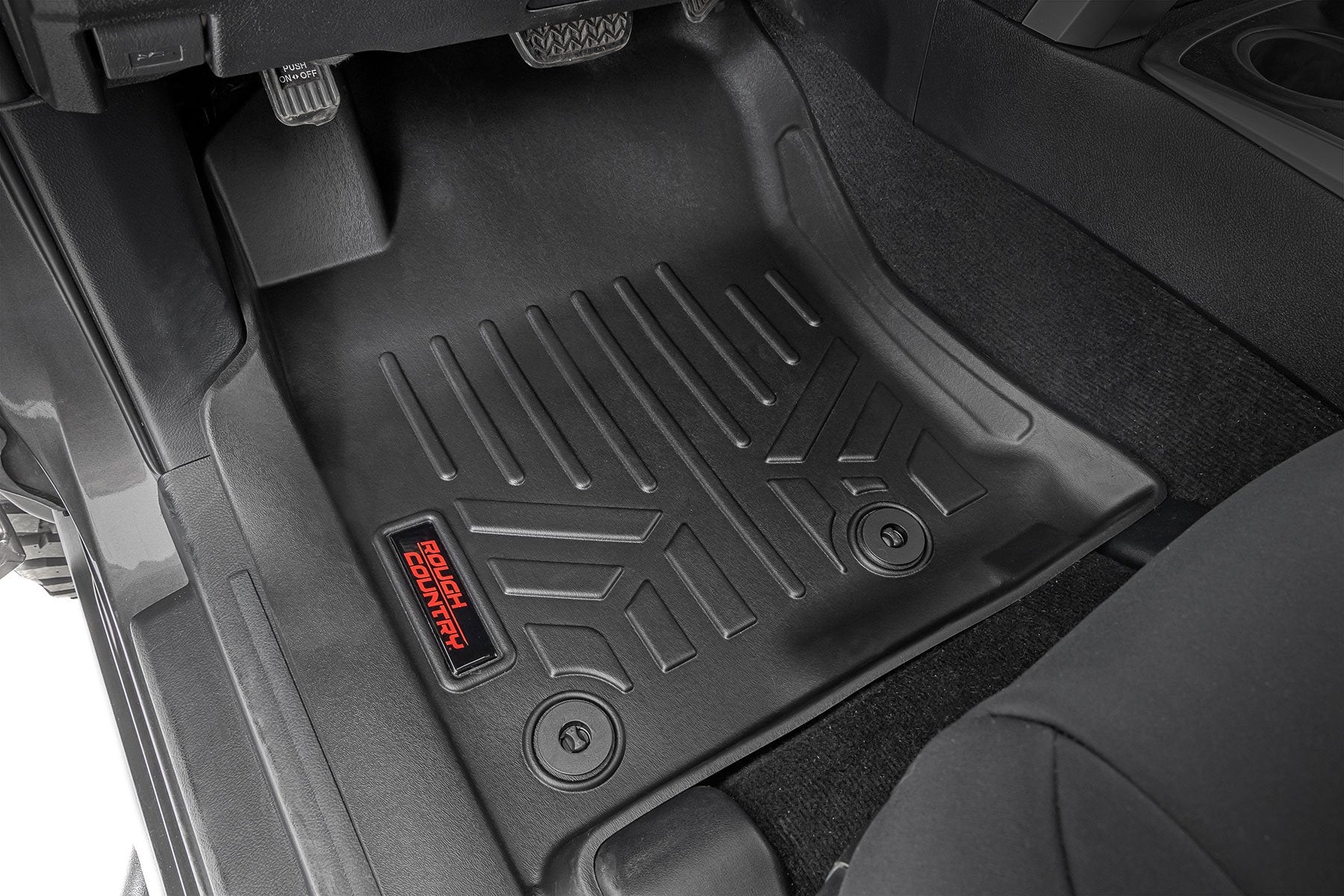 Rough Country Floor Mats Front and Rear for Toyota 4Runner 2010-2023 M-71313